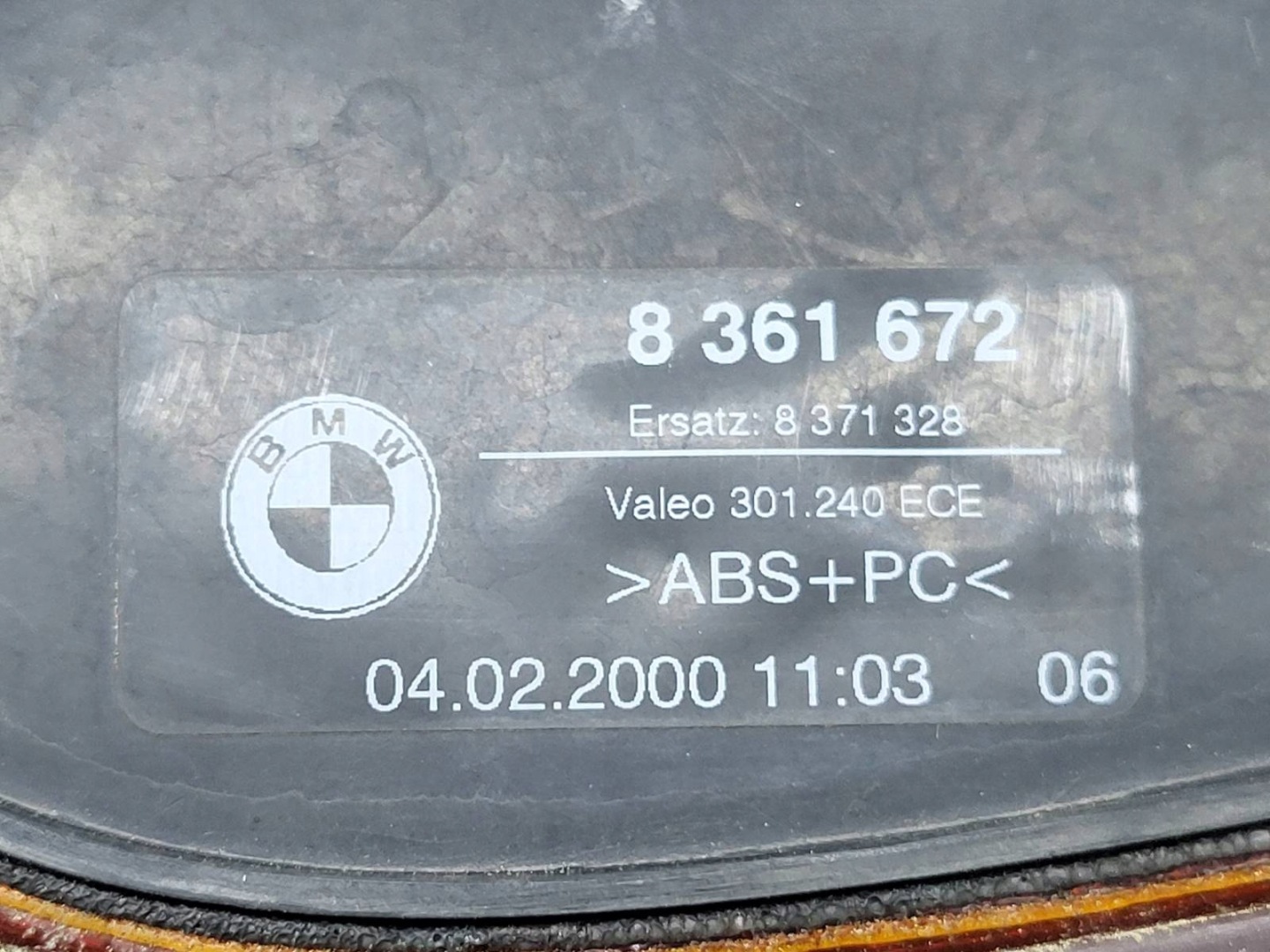 light right rear part BMW E39 523i 2,5 8361672 KOMBI