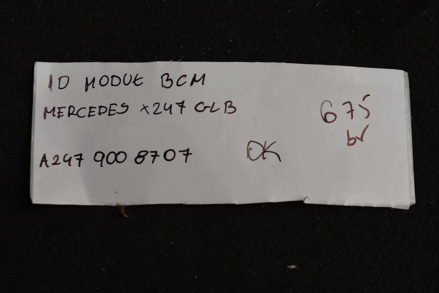 IDEALNY module BCM MERCEDES GLB X247 1