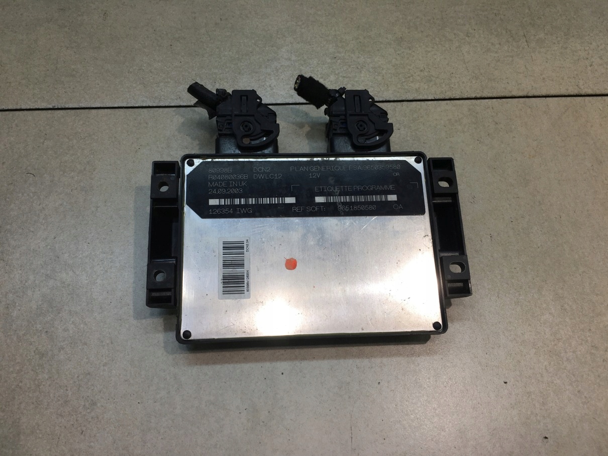 Centralina Motore PARTNER e 1.9 D 9650359580 9651850580