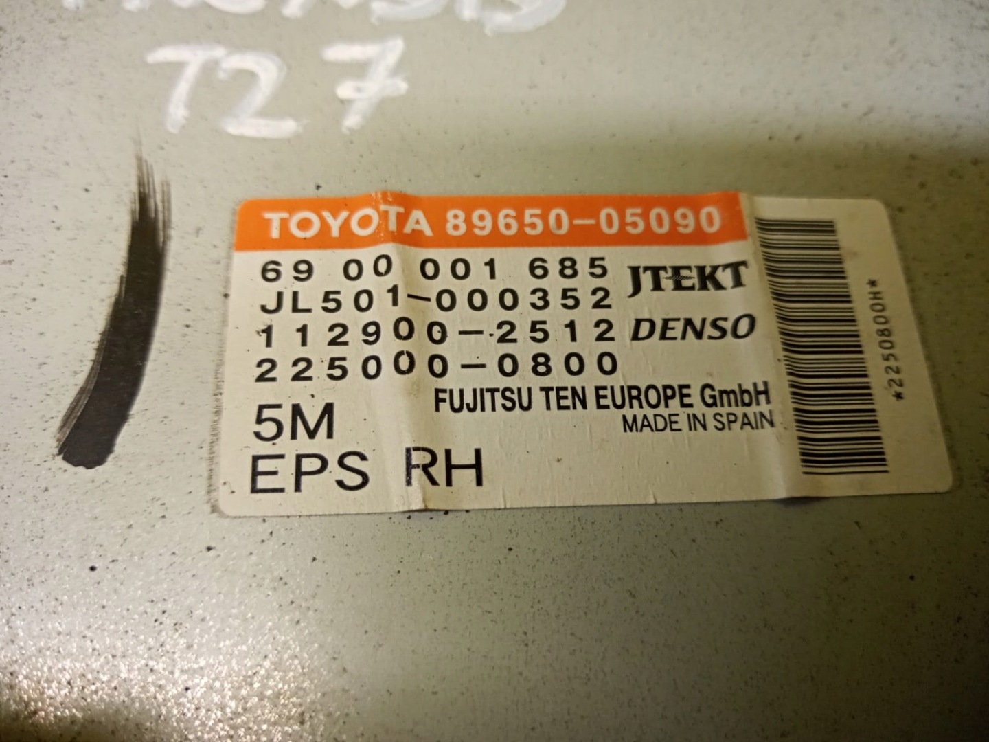 modulo SERVOSTERZO TOYOTA AVENSIS T27 8965005090