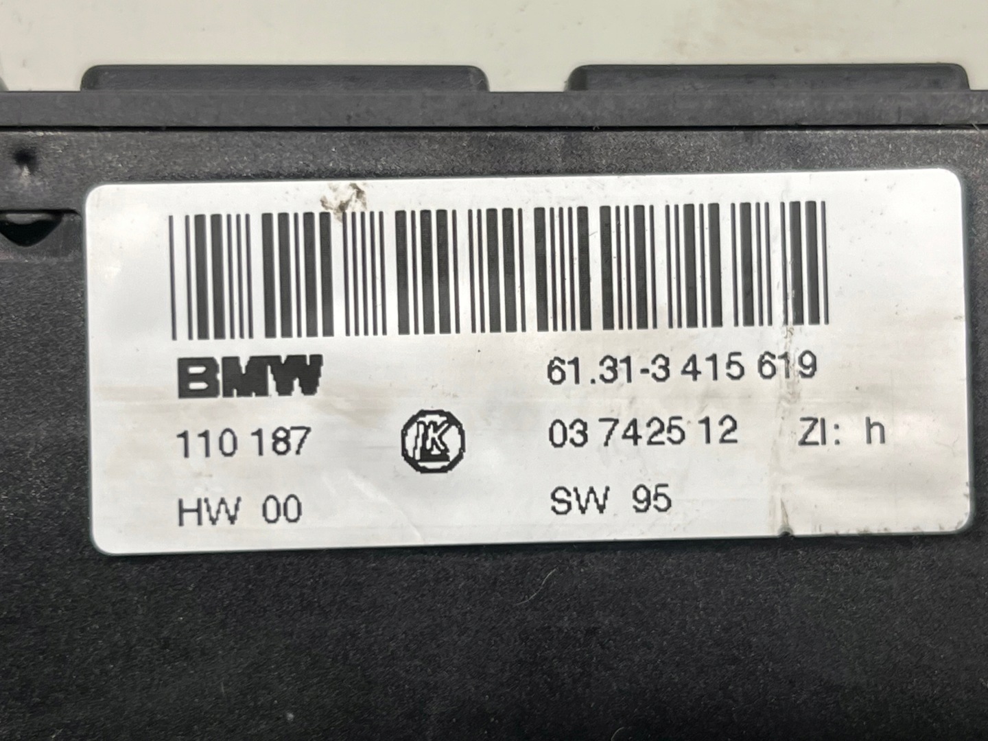 PANEL des Schalter BMW X3 E83 61313415619