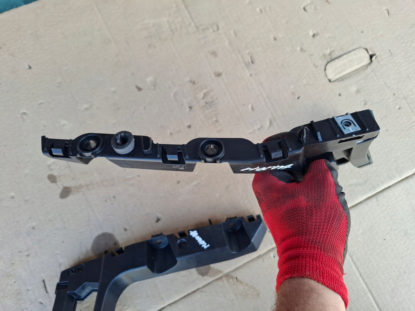 bumper bracket Opel Mokka II B left right rear part 25r 9835237980