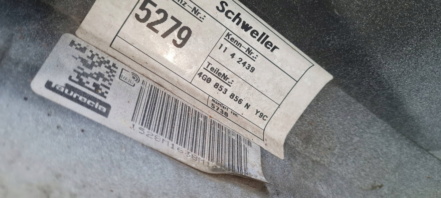 A6 S6 C7 4G LIFT moulding cap threshold threshold right 4G0853856N