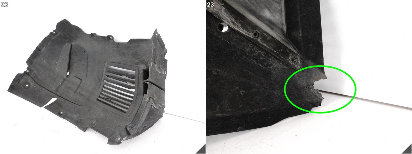 MERCEDES AMG GT R W190 14-21 mudguard front part cover left front