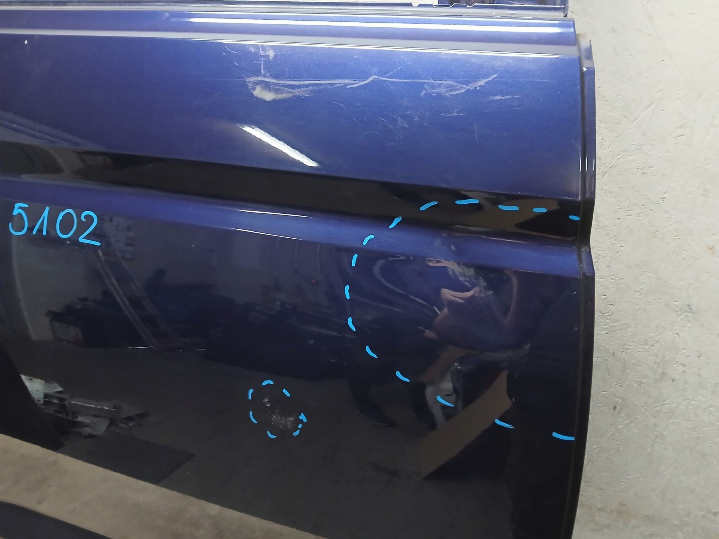 door rear part right VW TOURAN 5TA 15