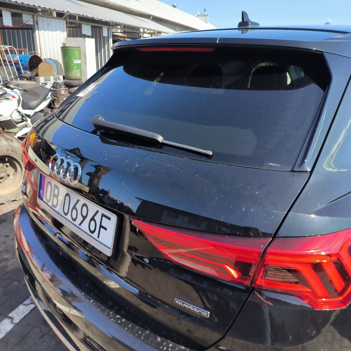 trunk door boot LY9T AUDI Q3 II 83A