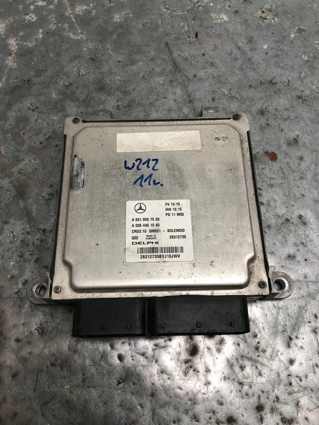 computer Motore 2.2 CDI 651.924 MERCEDES W212 A6519007500