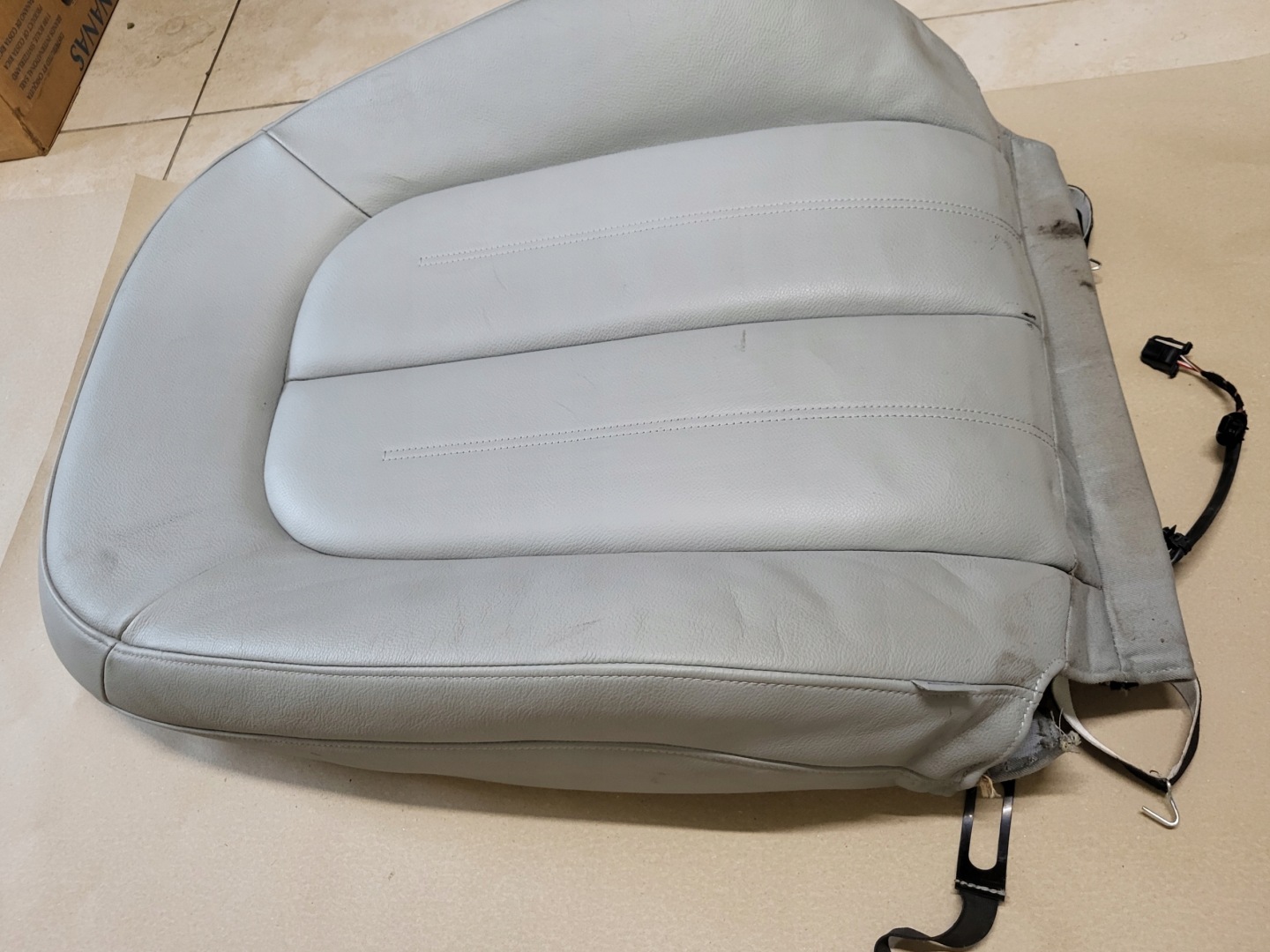 OPARCIE seat MATA GRZEWCZA right front AUDI A7 4G grey leather OE EU