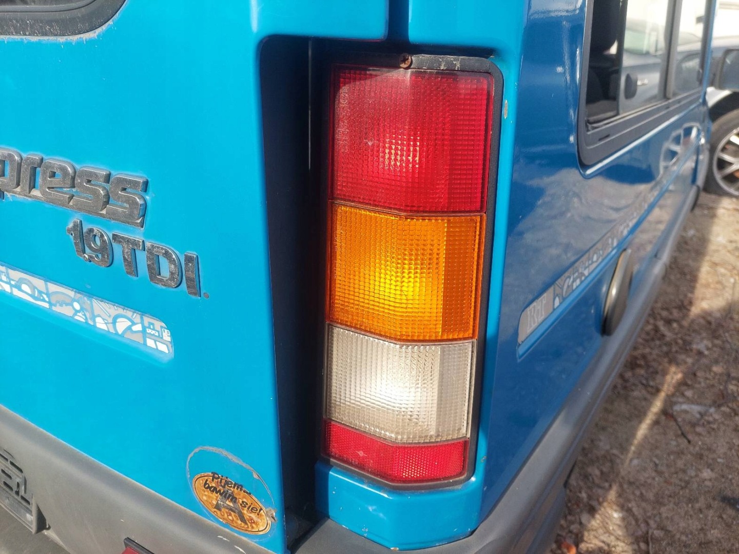 complete rear part RENAULT EXPRESS II trunk door boot bumper rear part lights