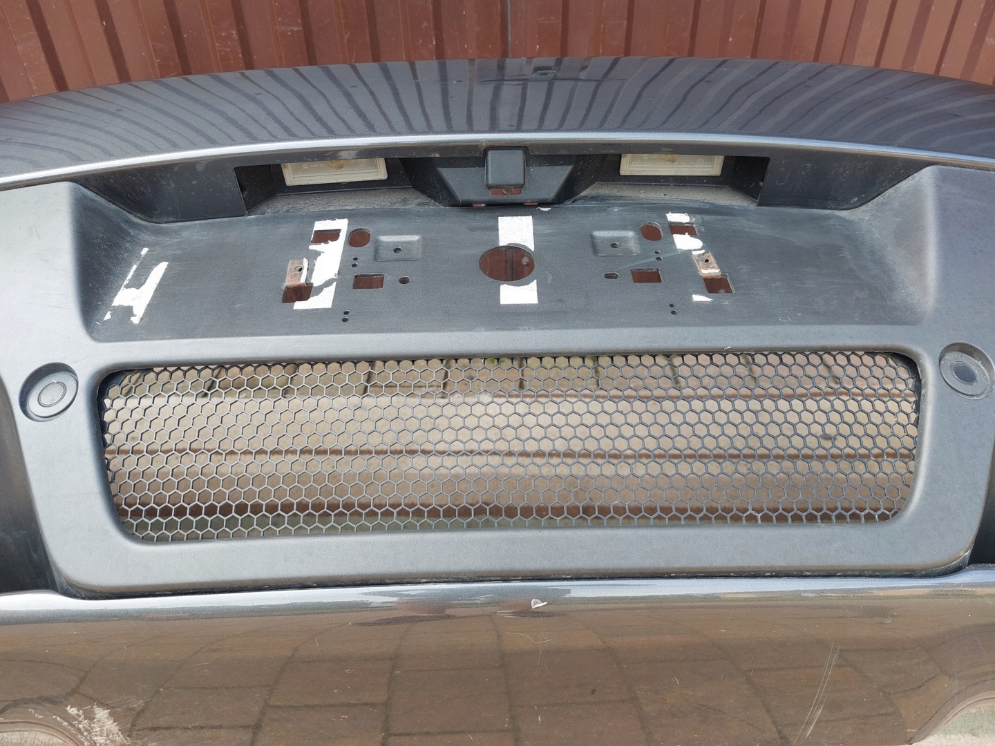 bumper rear part ASTON MARTIN VANTAGE 17r METEORITE SILVER