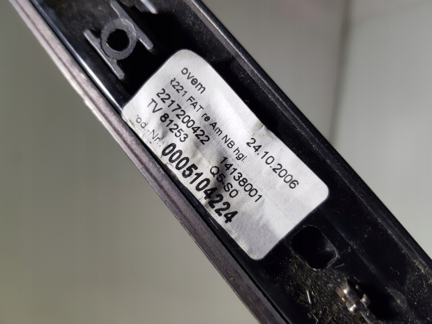 moulding wood door right front MERCEDES W221