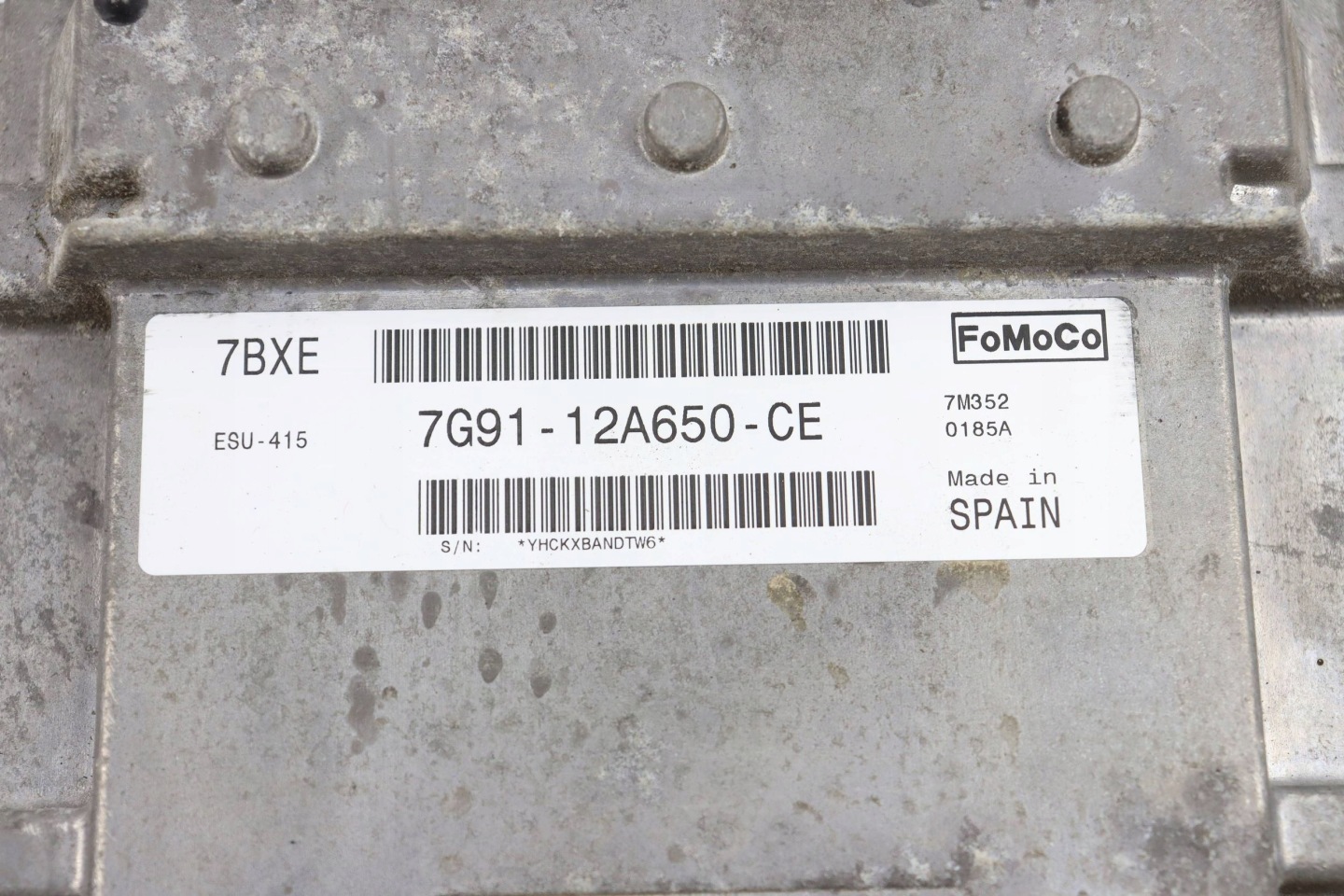 FORD MONDEO MK4 IV computer control unit of the engine 2.0 16V 7BXE 7G91-12A650-CE