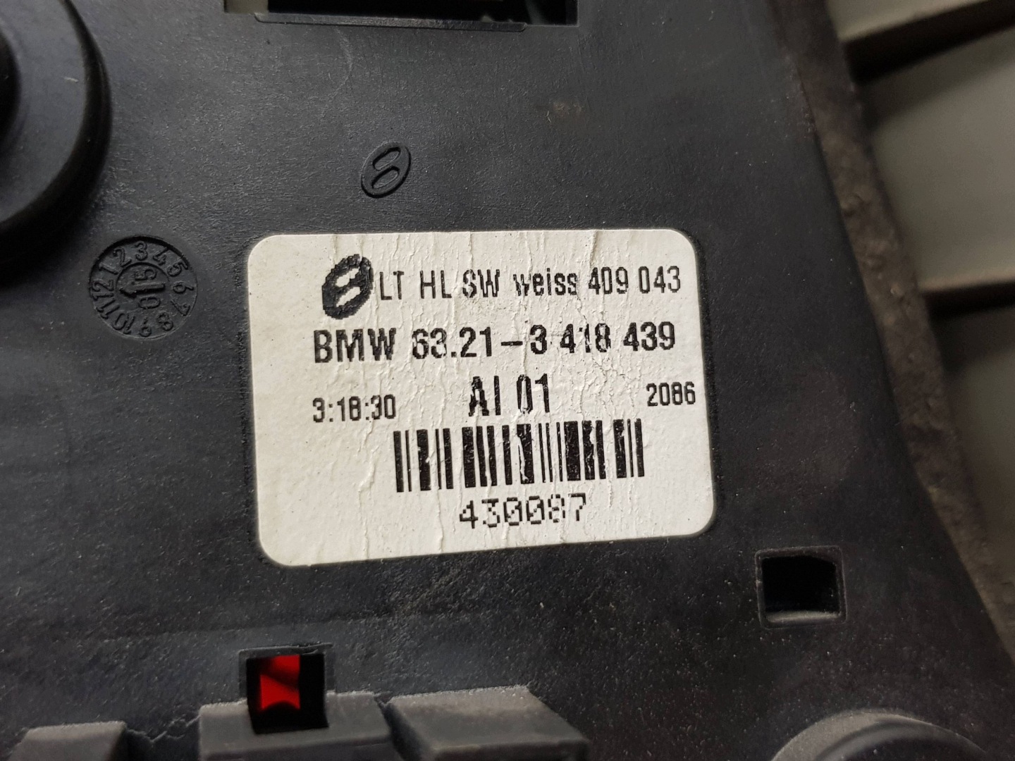 light left rear part 3418439 BMW X3 E83