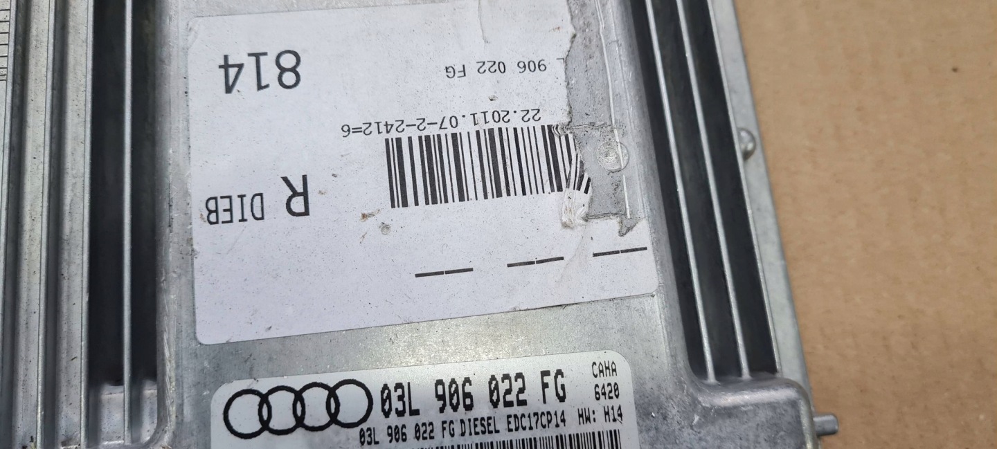 A6 C6 LIFT module control unit computer of the engine ECU 2.0 TDI 03L906022FH