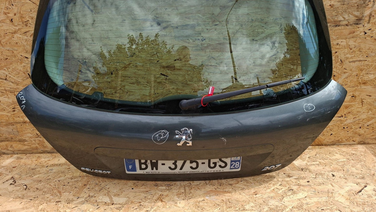 trunk door boot PEUGEOT 207 HB 2006