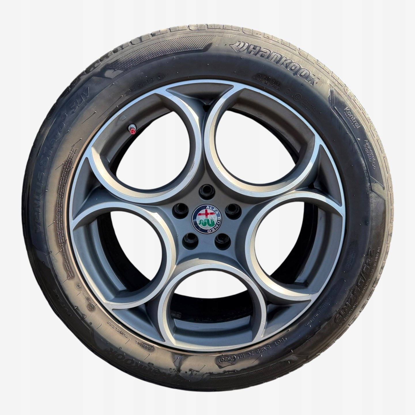 felgen Reifen Räder Reifen ALFA ROMEO STELVIO HANKOOK 235/55/19" 4MM Sommerreifen
