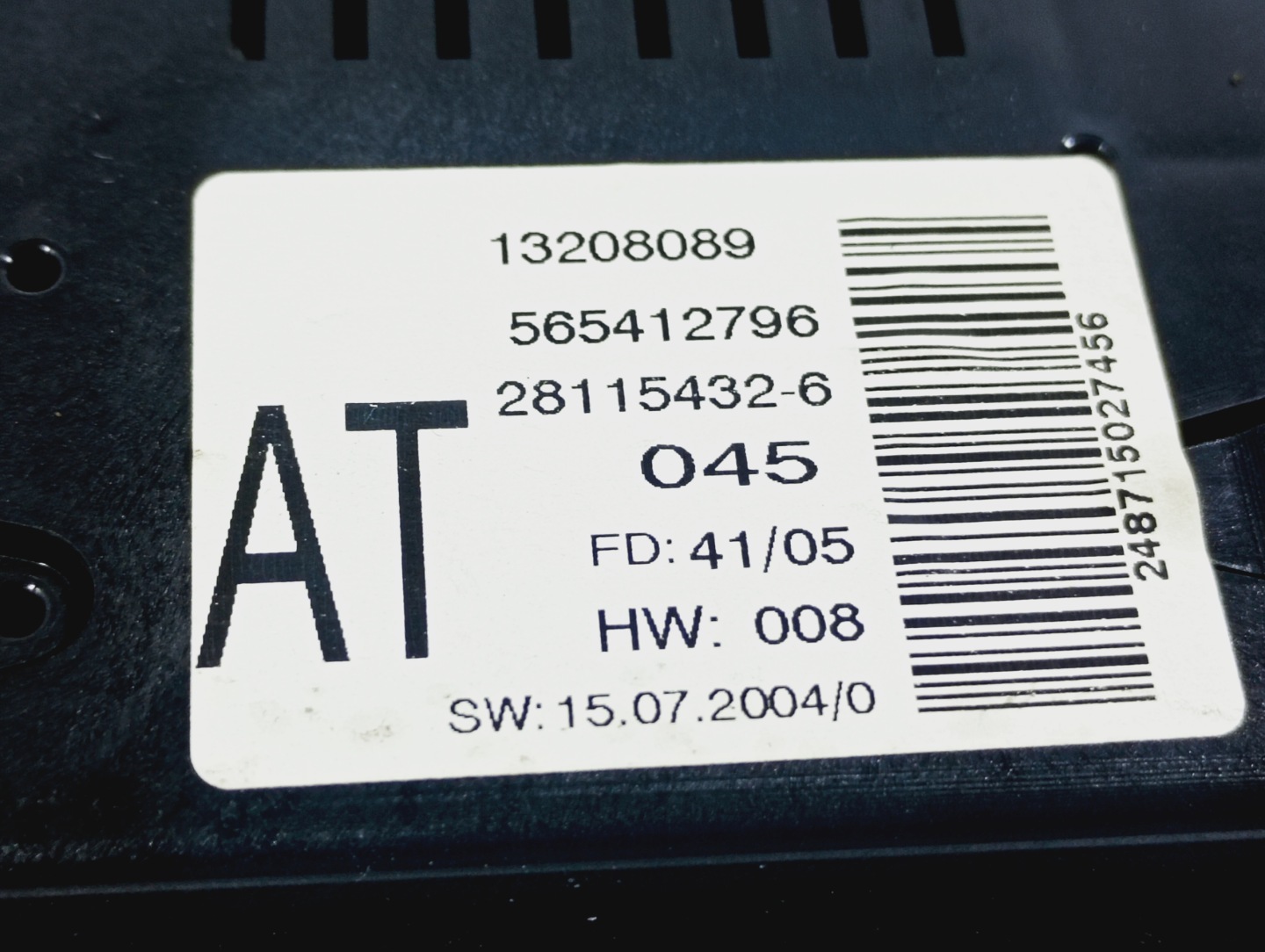 Ekran display OE13208089 Opel Astra H 04-10