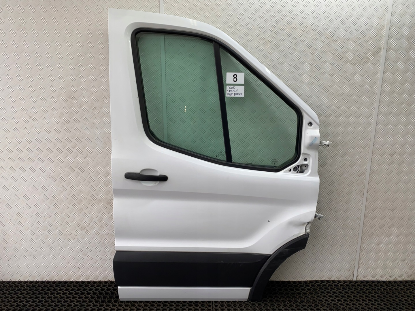 FORD TRANSIT MK8 13-25 door front right complete front FROZEN WHITE OE