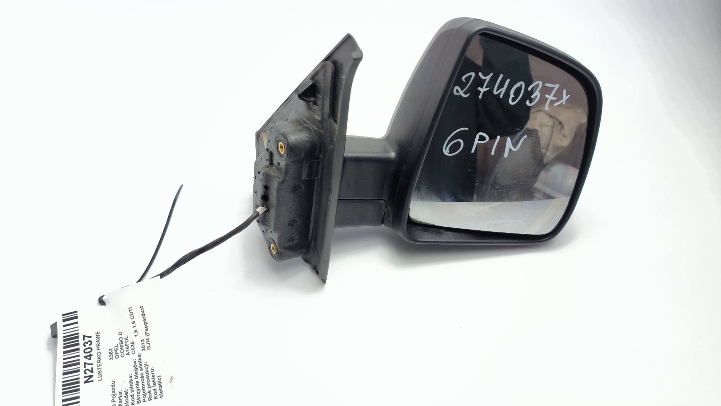 mirror right EU GJM OPEL COMBO D 6 PIN