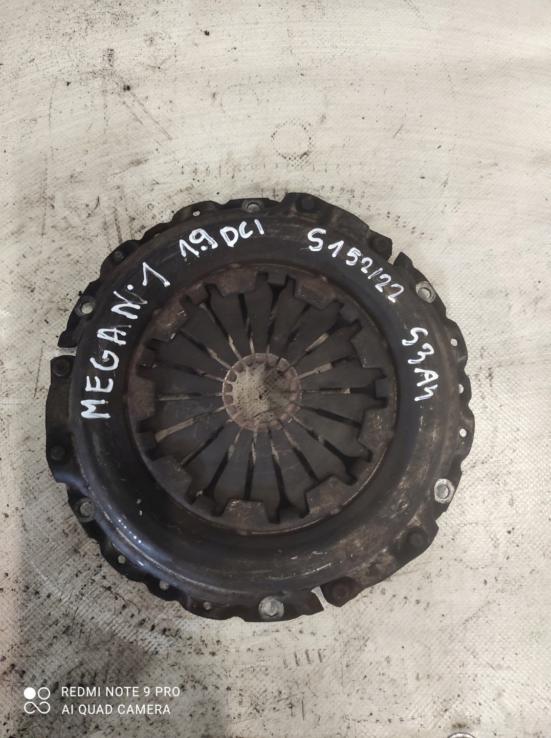 de pression Embrayage Renault Megane 1 1.9 D