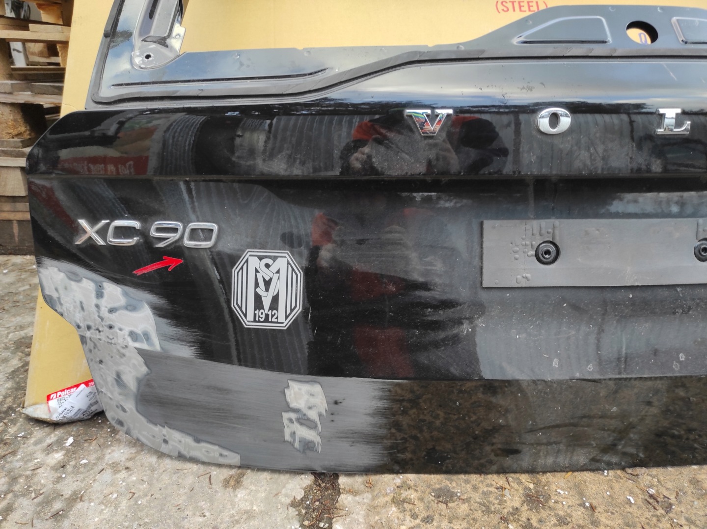 VOLVO XC90 trunk door boot rear part rear