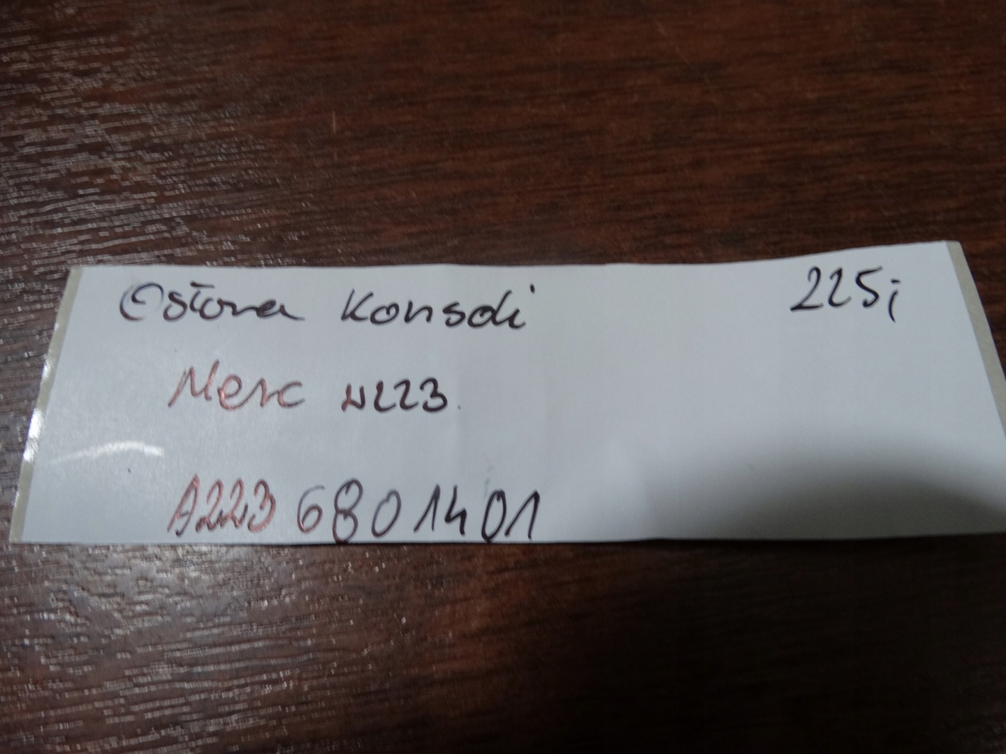 IDEALNA BLENDE ABDECKUNG KONSOLE MERCEDES W223 1