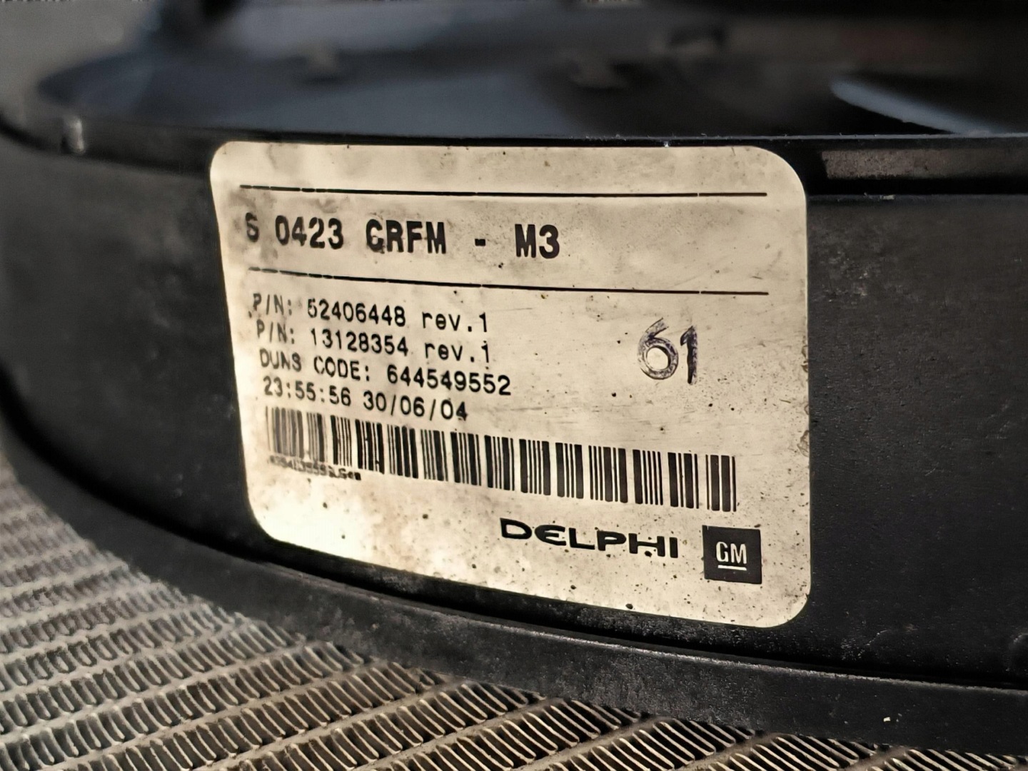 KOMPLET Radiateur 644549552 OPEL MERIVA A