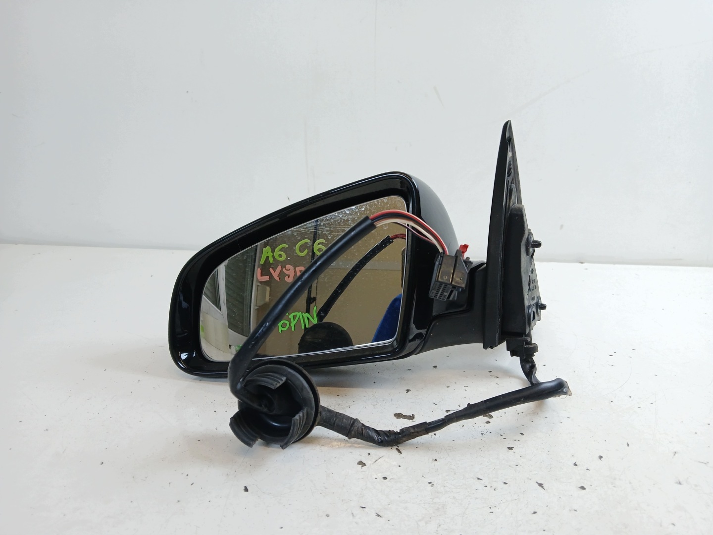 AUDI A6 C6 mirror left LY9B 6 PIN EUROPA