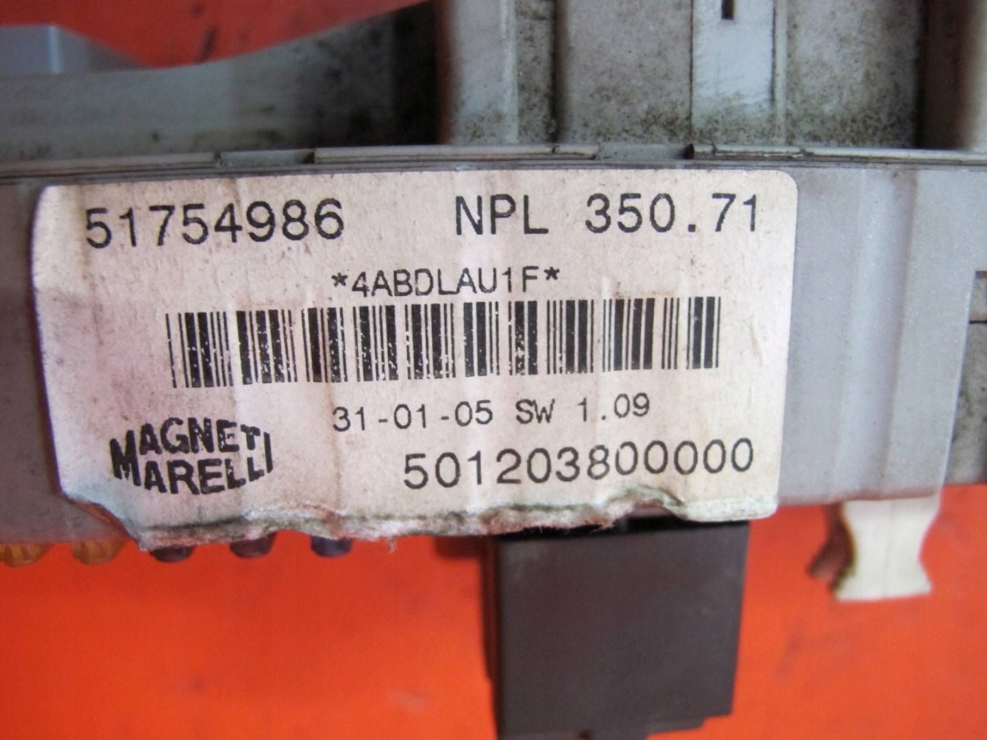 LANCIA MUSA 04- 1.9 D 188B2000 computer compartment BSI ignition key KPL