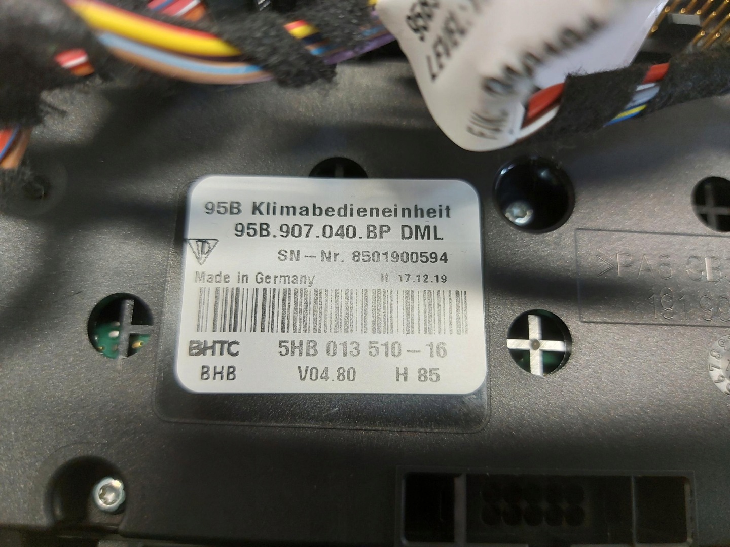 Porsche Macan Turbo II control panel wielofunkcyjny 95b907040bp