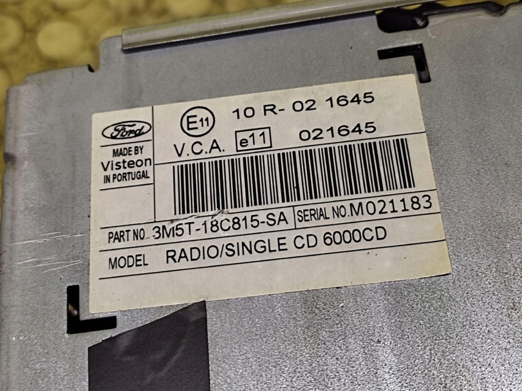 FORD C-MAX RADIO 3M5T18C815SA
