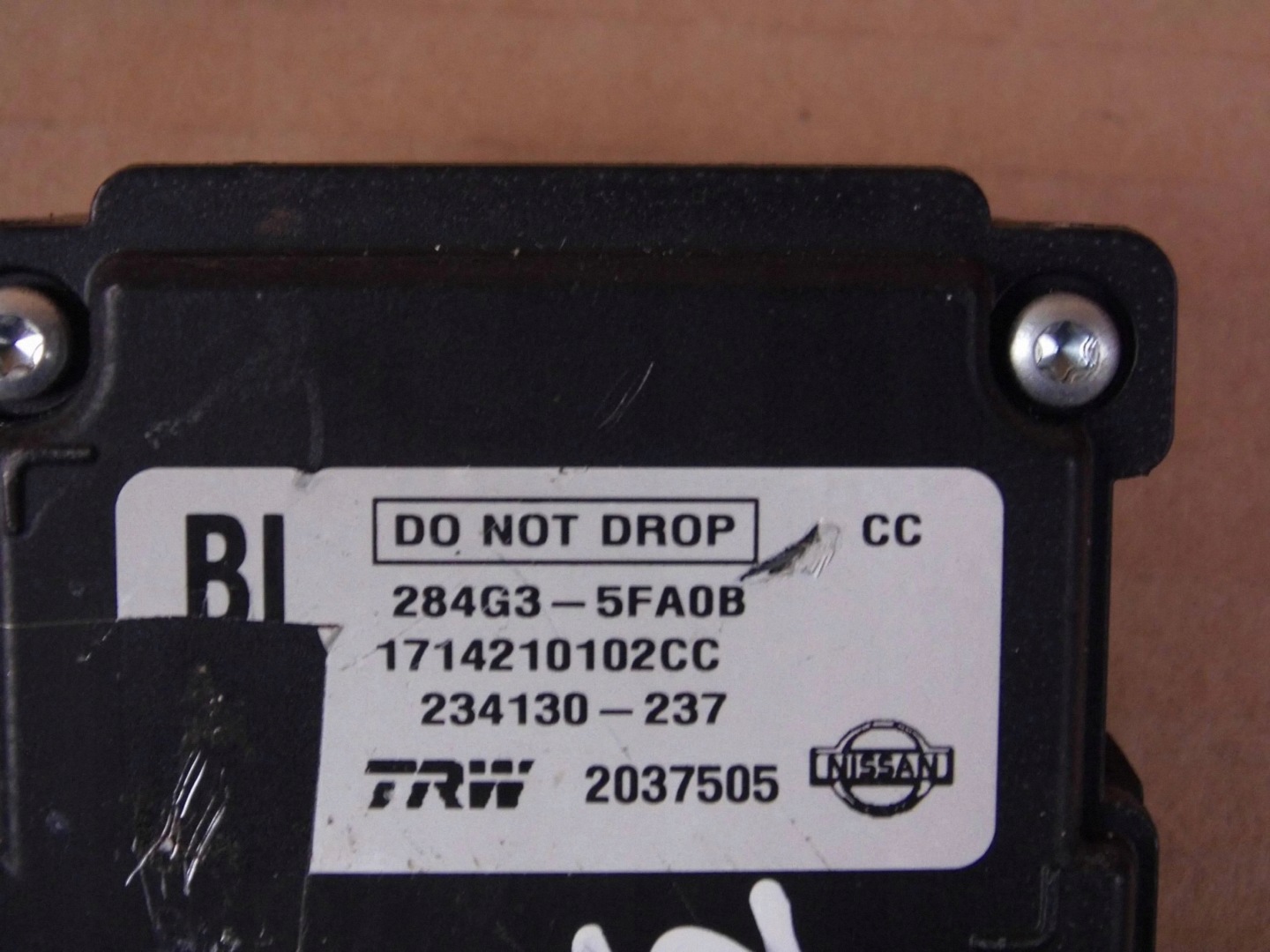 Nissan Micra K14 kamera windows czolowej radar sensor pasow 284G3-5FA0B