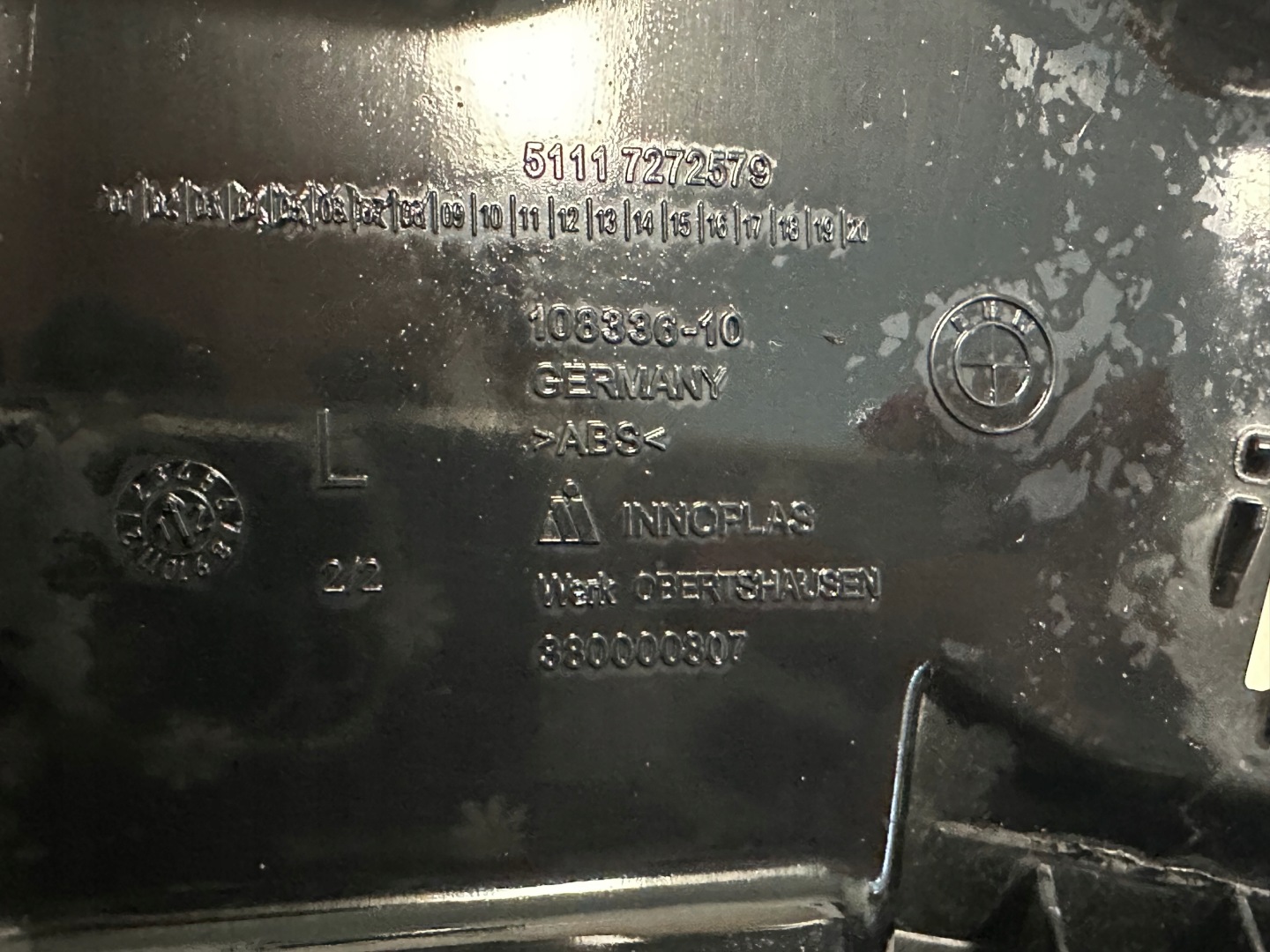 BMW 1 držač držač maglenke 7272579