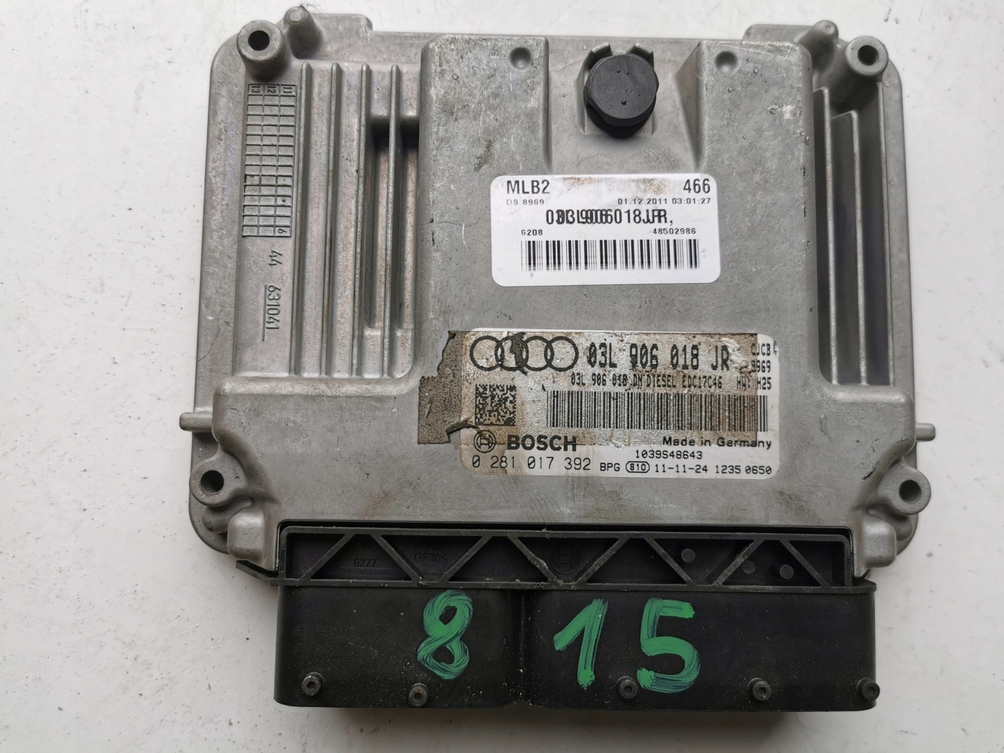 AUDI A4 B8 2.0TDI 0281017392 03L906018JR computer