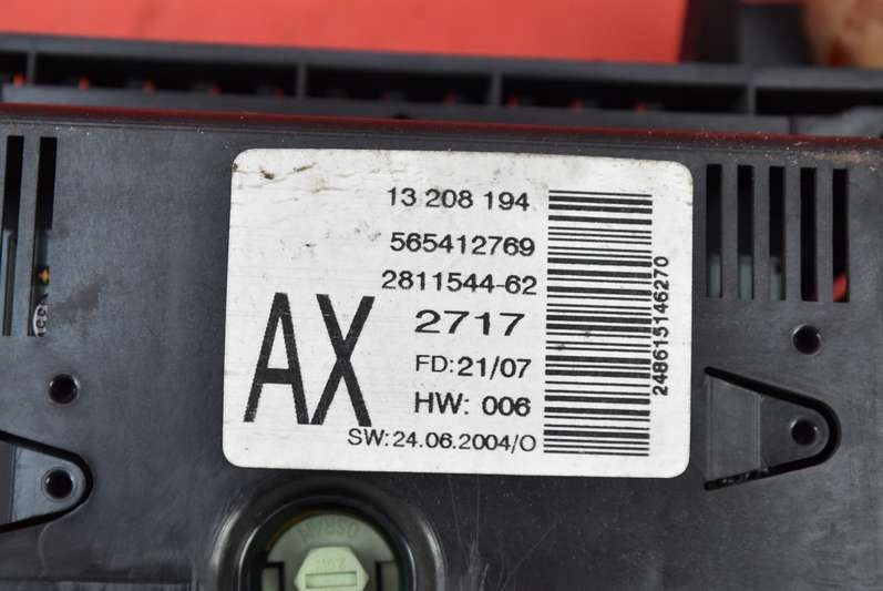 display 13208194 AX OPEL ASTRA 3 III H 04-07