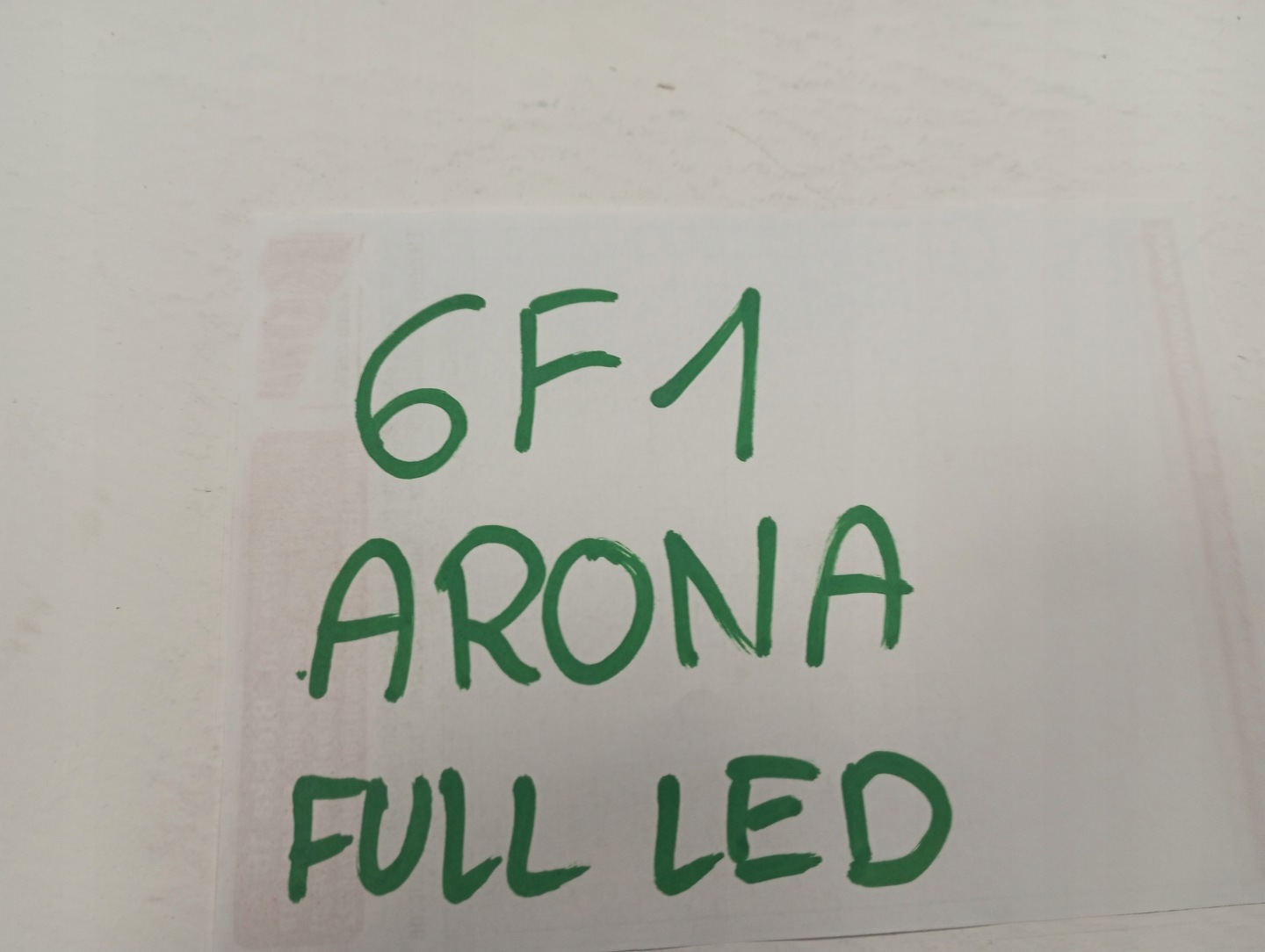 light front FULL LED SEAT ARONA 6F 6F1941007C 6F1941008C