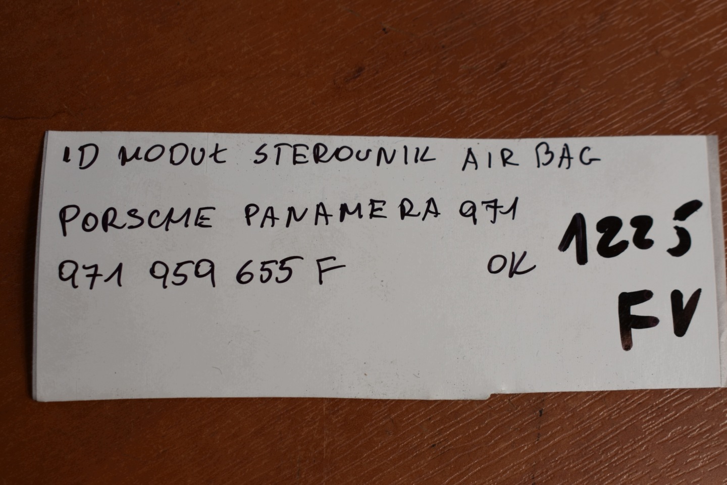 IDEALNY module control unit airbag PORSCHE PANAMERA 971 1