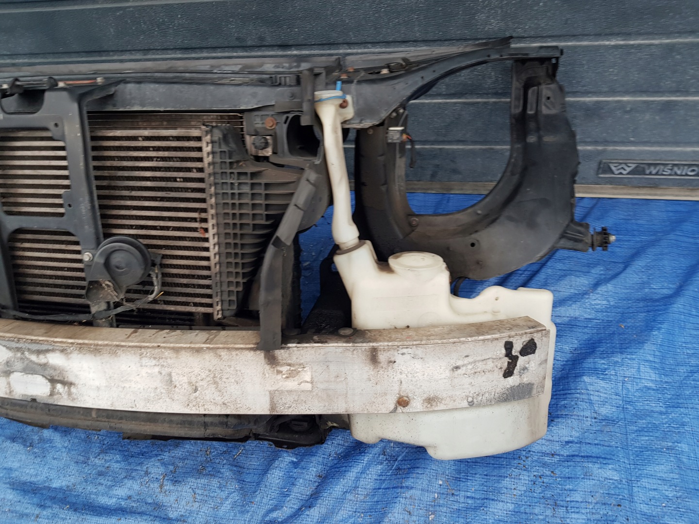 support panel for radiators radiator MERCEDES ML W164 350 LIFT 3.0CDI