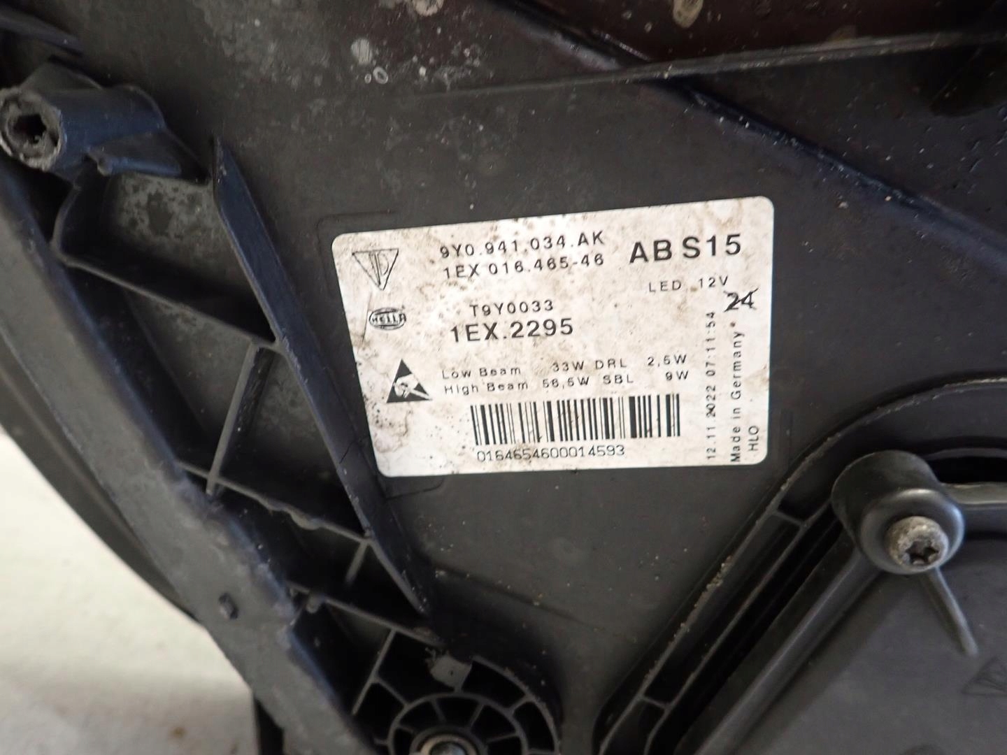 light front front right PORSCHE CAYENNE III 2018- FULL LED 9Y0941034AK