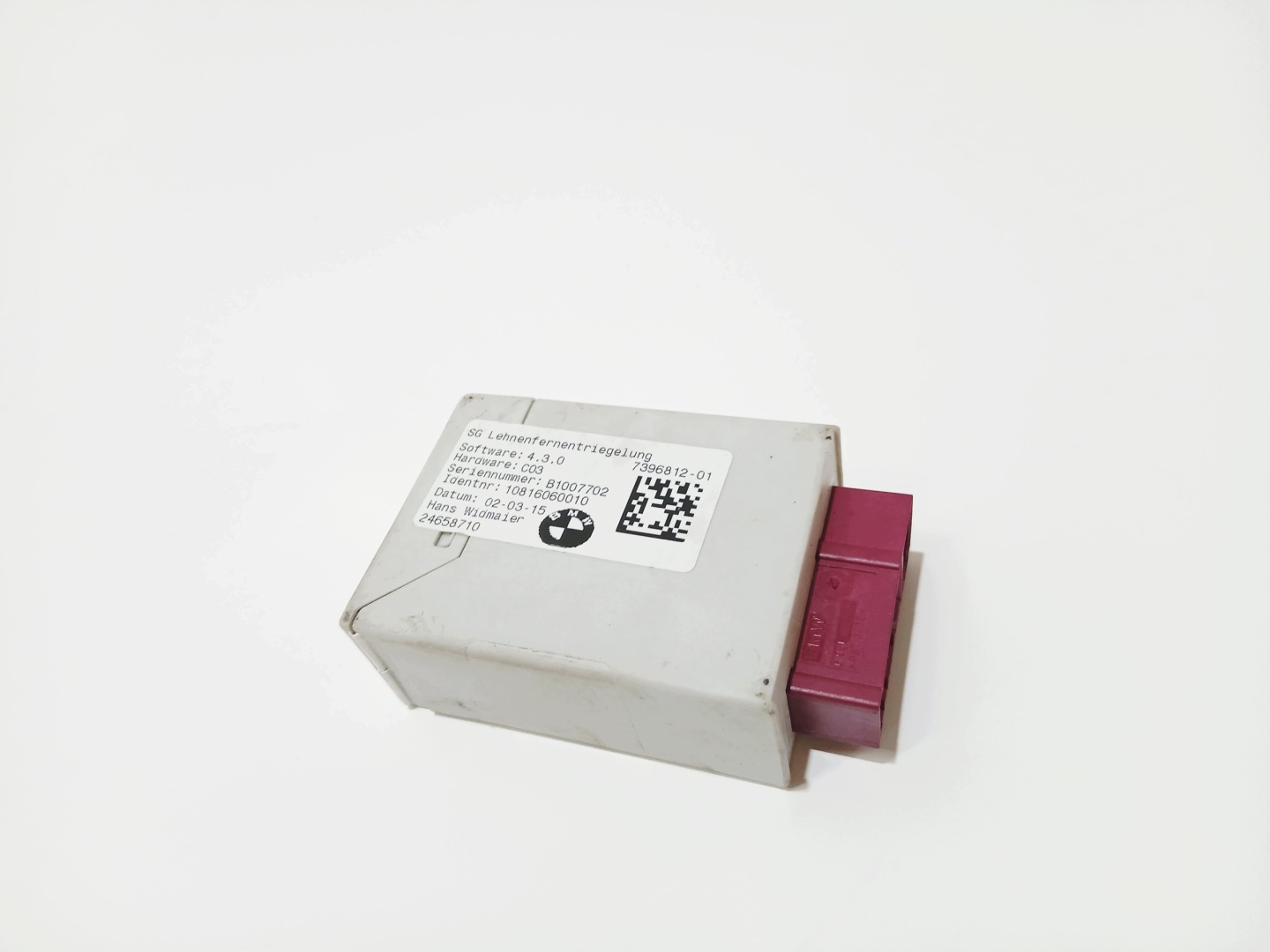 module control unit seat BMW F45 F48 7396812