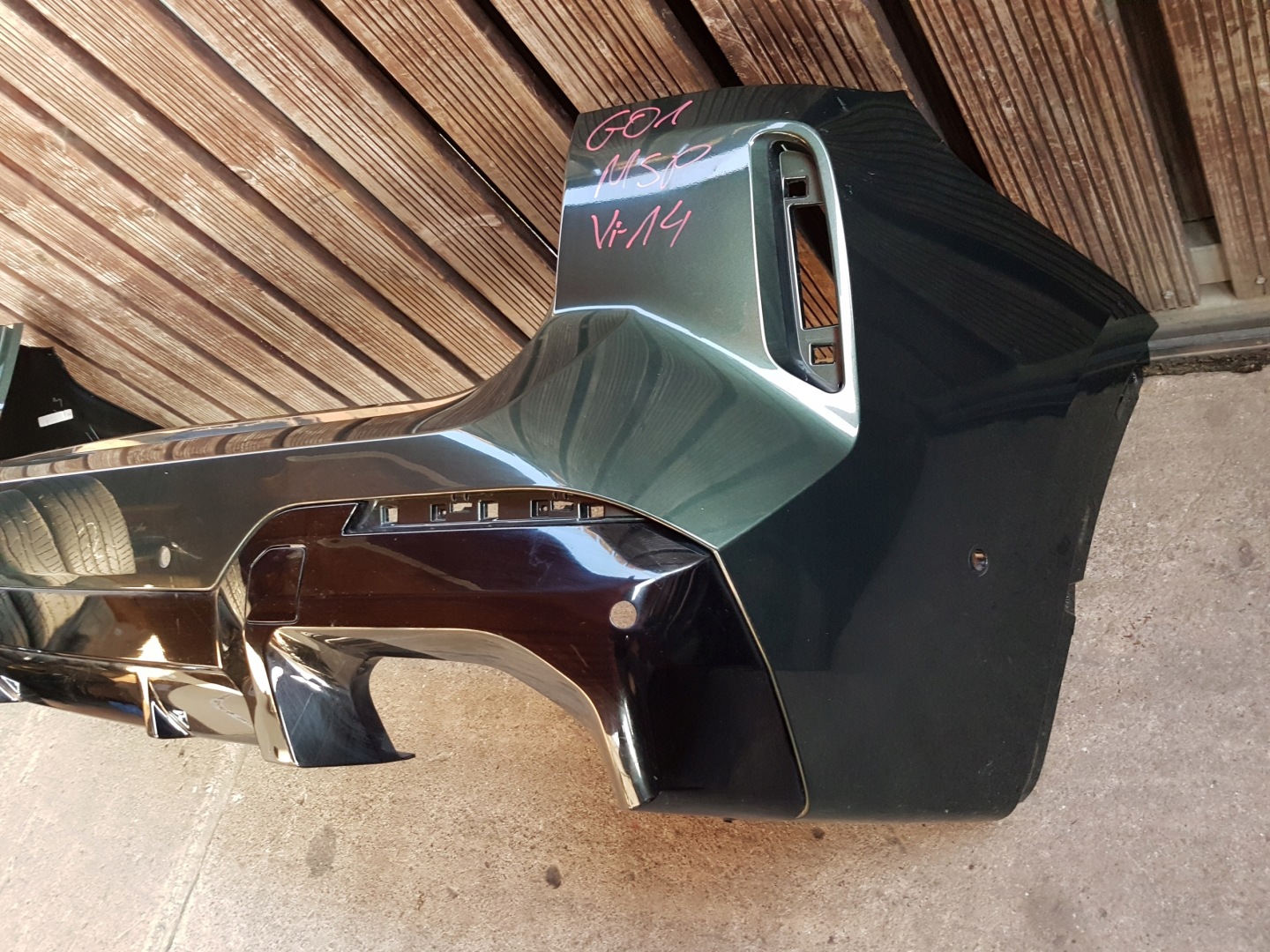 bumper rear rear part BMW X3 G01 LCI m-packet