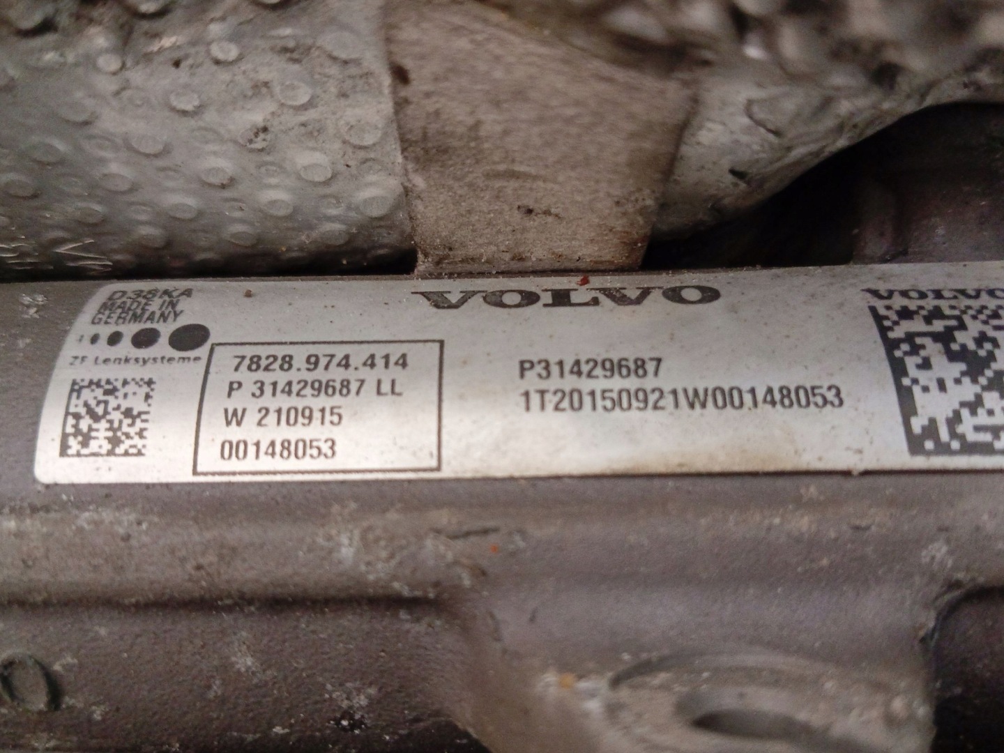 servo control VOLVO V60 and S60 II 31429687 EUROPA