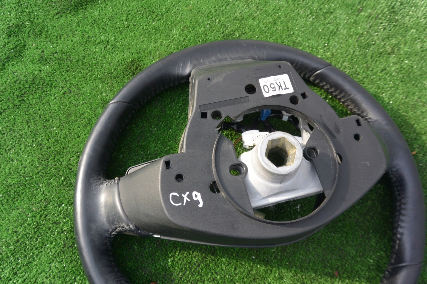 MAZDA CX9 II TC 16- steering wheel, leather black