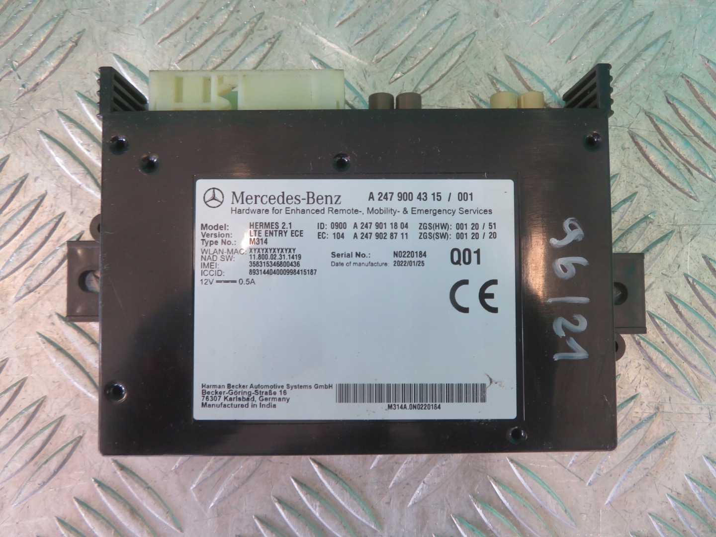 module control unit KOMUNIKACJI MERCEDES SPRINTER W906 22R A2479004315