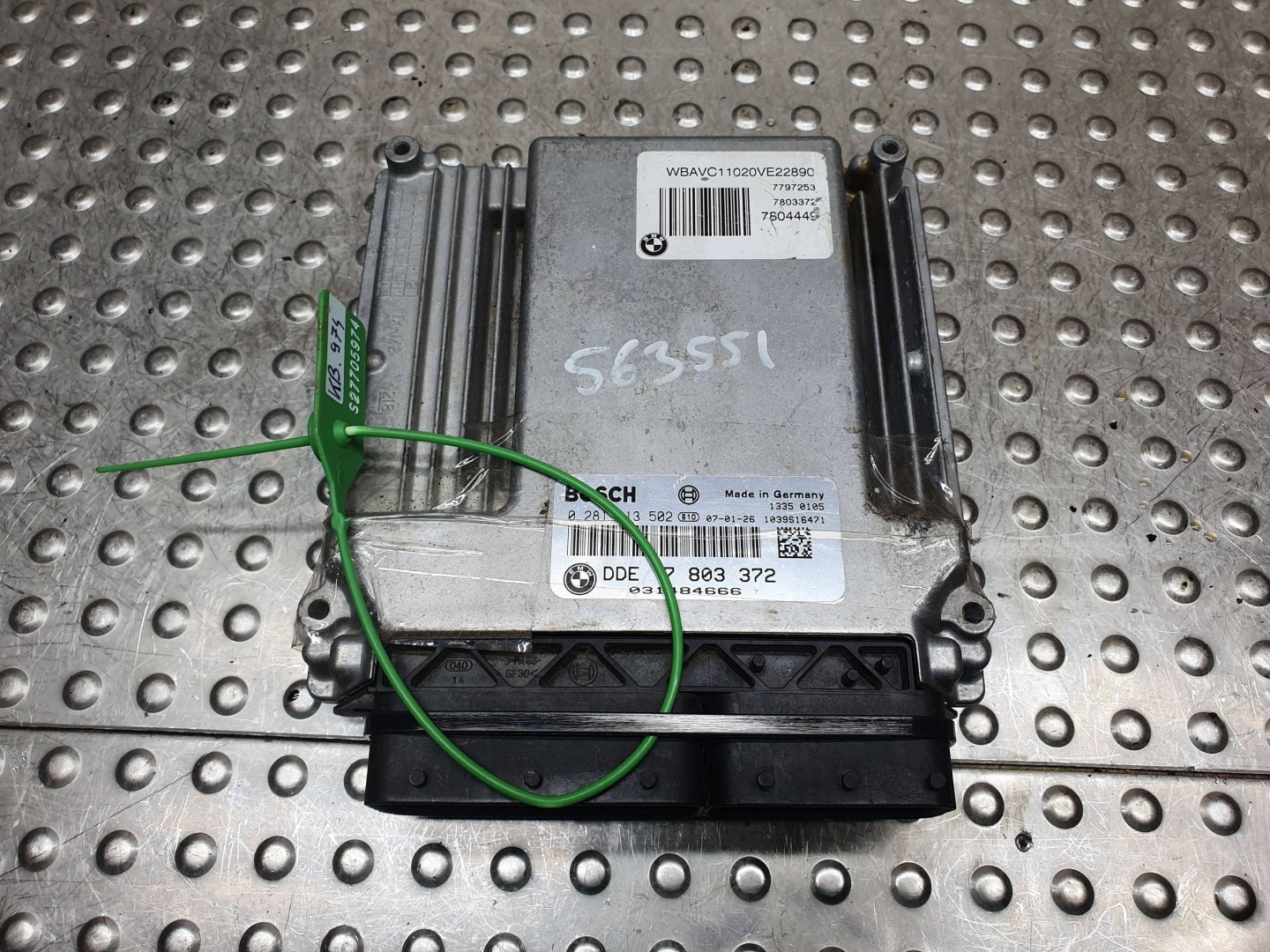 control unit computer of the engine 7803372 0281013502 BMW E90 E91 2.0 D