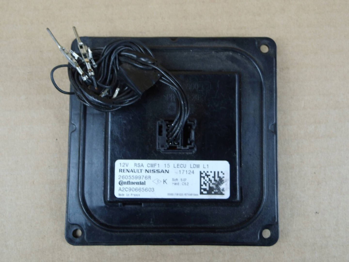 Renault module control unit control unit lights LED front 260559976R