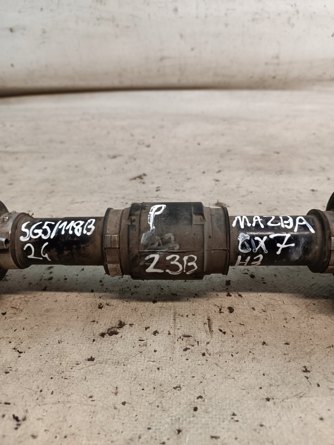 MAZDA CX7 2.3T semi-axis right front MANUAL
