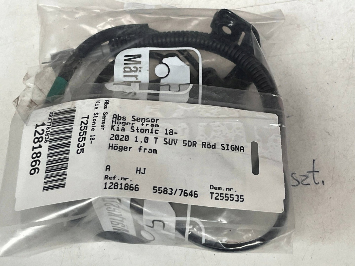 sensor PREDKOSCI wheels ABS KIA RIO 59830-H8200 original @A