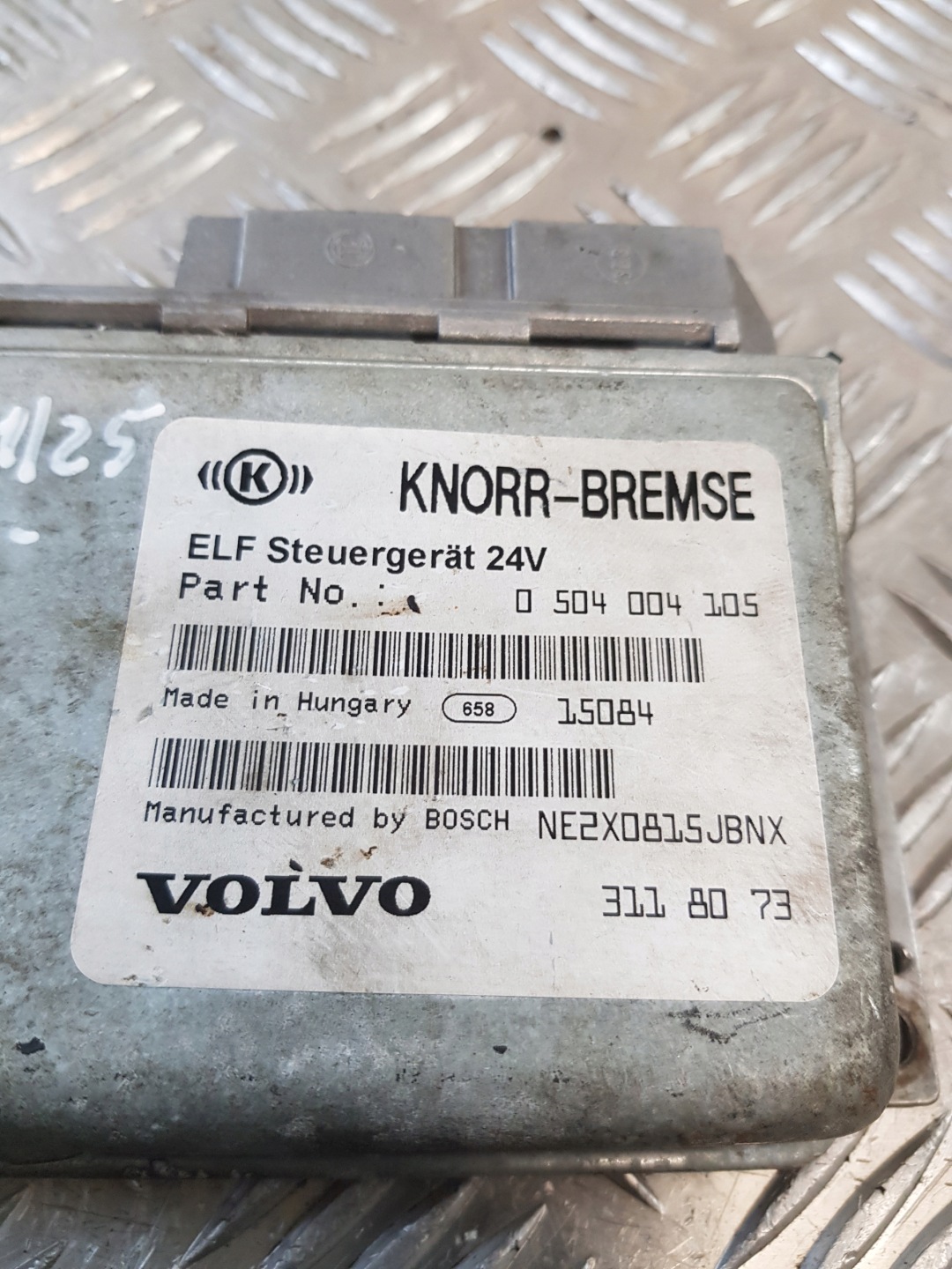 control unit BOSCH KNORR-BREMSE 0504004105 VOLVO