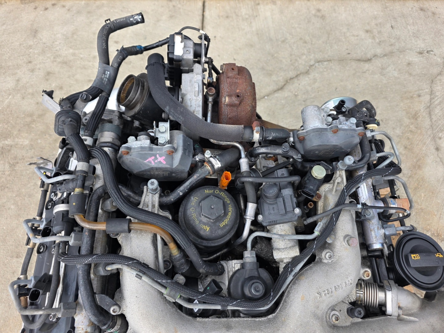 engine complete AUDI Q7 4L VW TOUAREG 3.0 TDI CAS CASA 178986KM complete